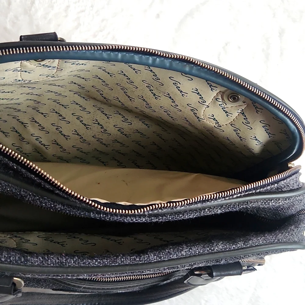 Vintage Verdi Carry On Luggage Bag